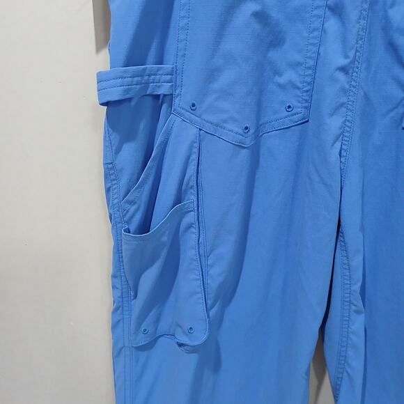 DULUTH TRADING Heirloom Gardening Bib Overalls Small 29 Blue NWT Ripstop - Picture 8 of 15